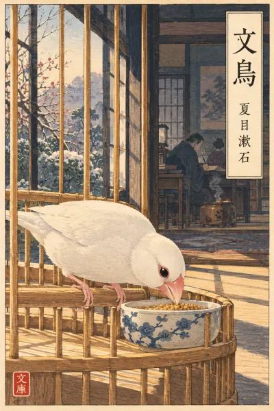 Cover of 文鳥 (Bunchō)