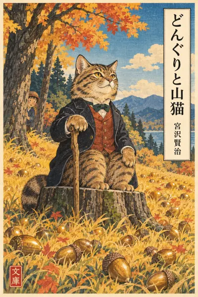 Cover of どんぐりと山猫 (Donguri to Yamaneko)